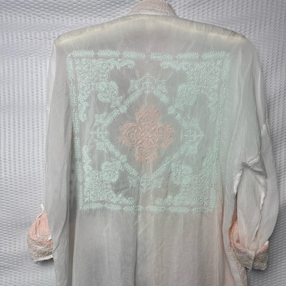 Johnny Was Embroidered Blouse - Picture 9 of 13